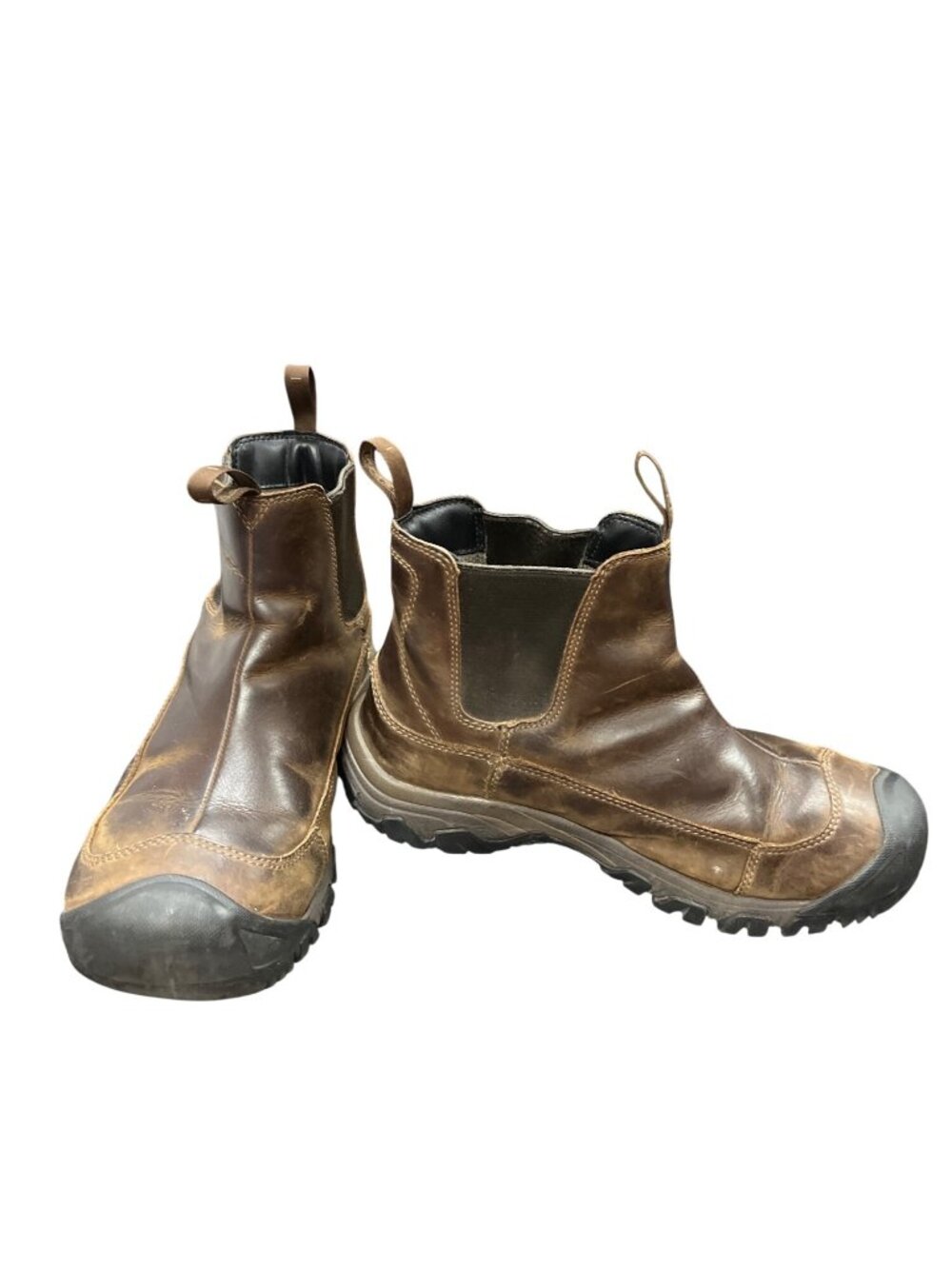 keen warm mens brown leather waterproof thermal ankle boos sz 8.5 SKU 10-794